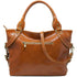 Floto Italian Leather Shoulder Bag Women's Taormina Handbag olive brown